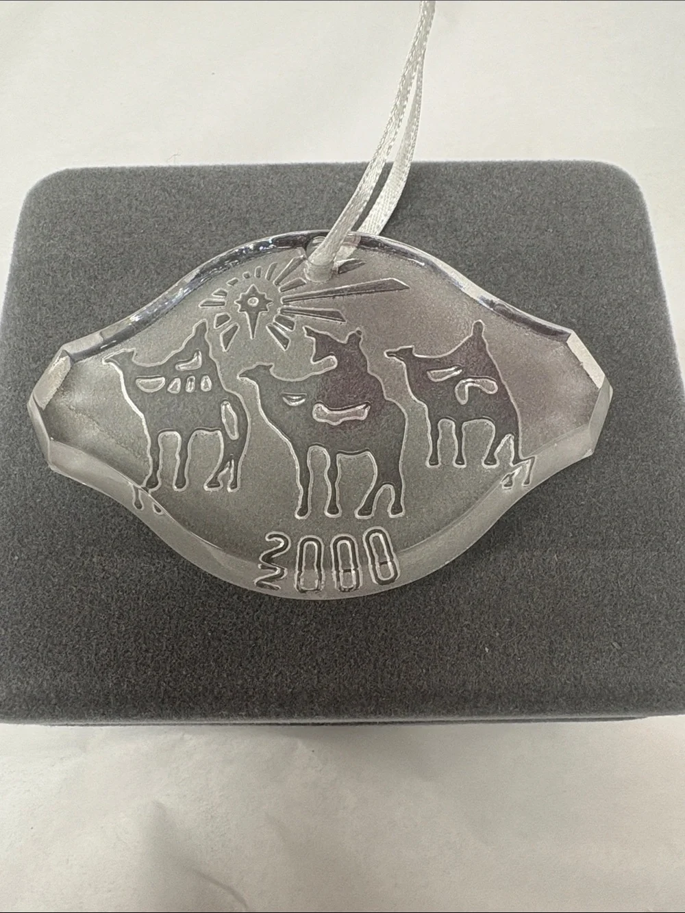 Waterford Crystal 2000 Ornament - The Three Wisemen